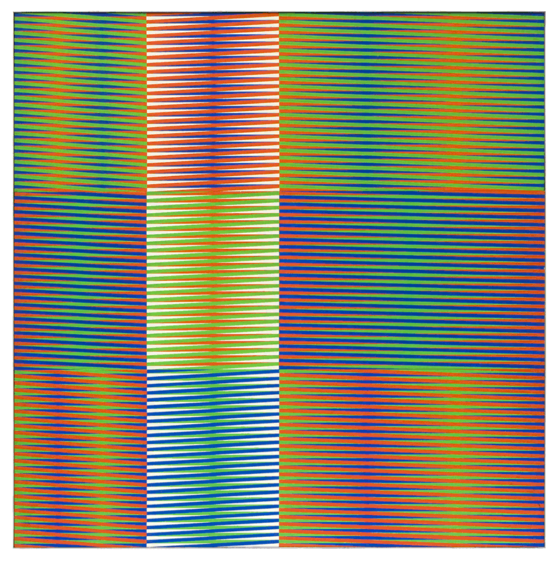 Carloz Cruz Diez parmi les artistes présents pour l’exposition Sud-Est. Image