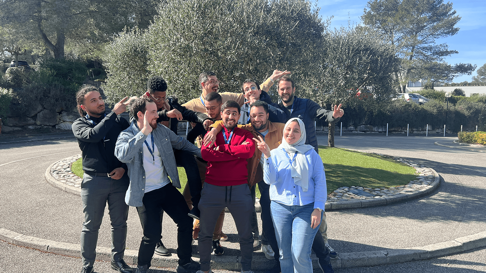 L'équipe de développeurs de Travel Planet. Image