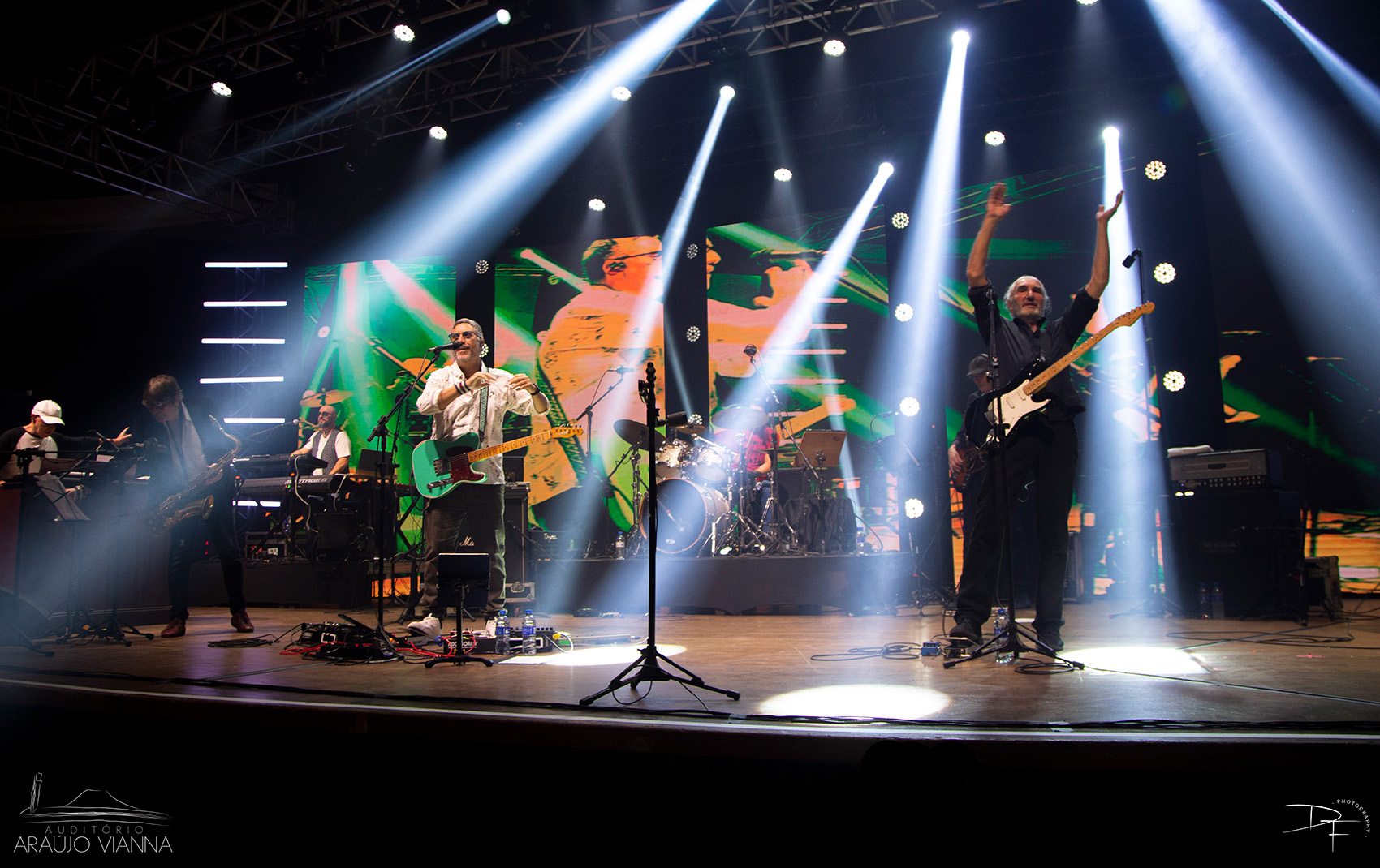 Après s'être produit sur les plus grandes scènes, le groupe Dire Straits Legacy investit le jardin de l'Olivaie.DR Image