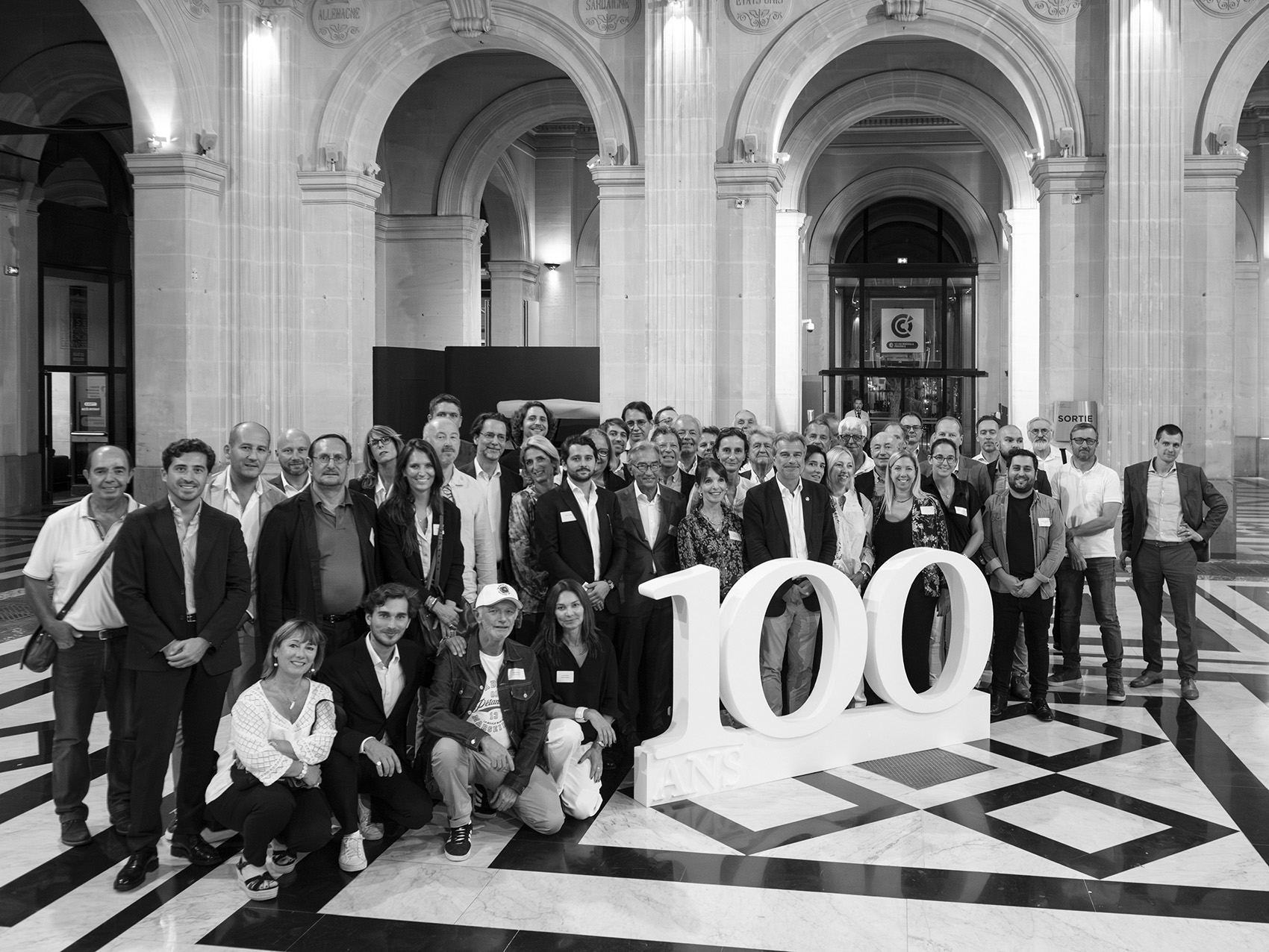 Lors de la soirée de lancement du réseau « Les Centaures » au Palais de la Bourse, à Marseille le 27 septembre 2023. © Claude Almodovar Image
