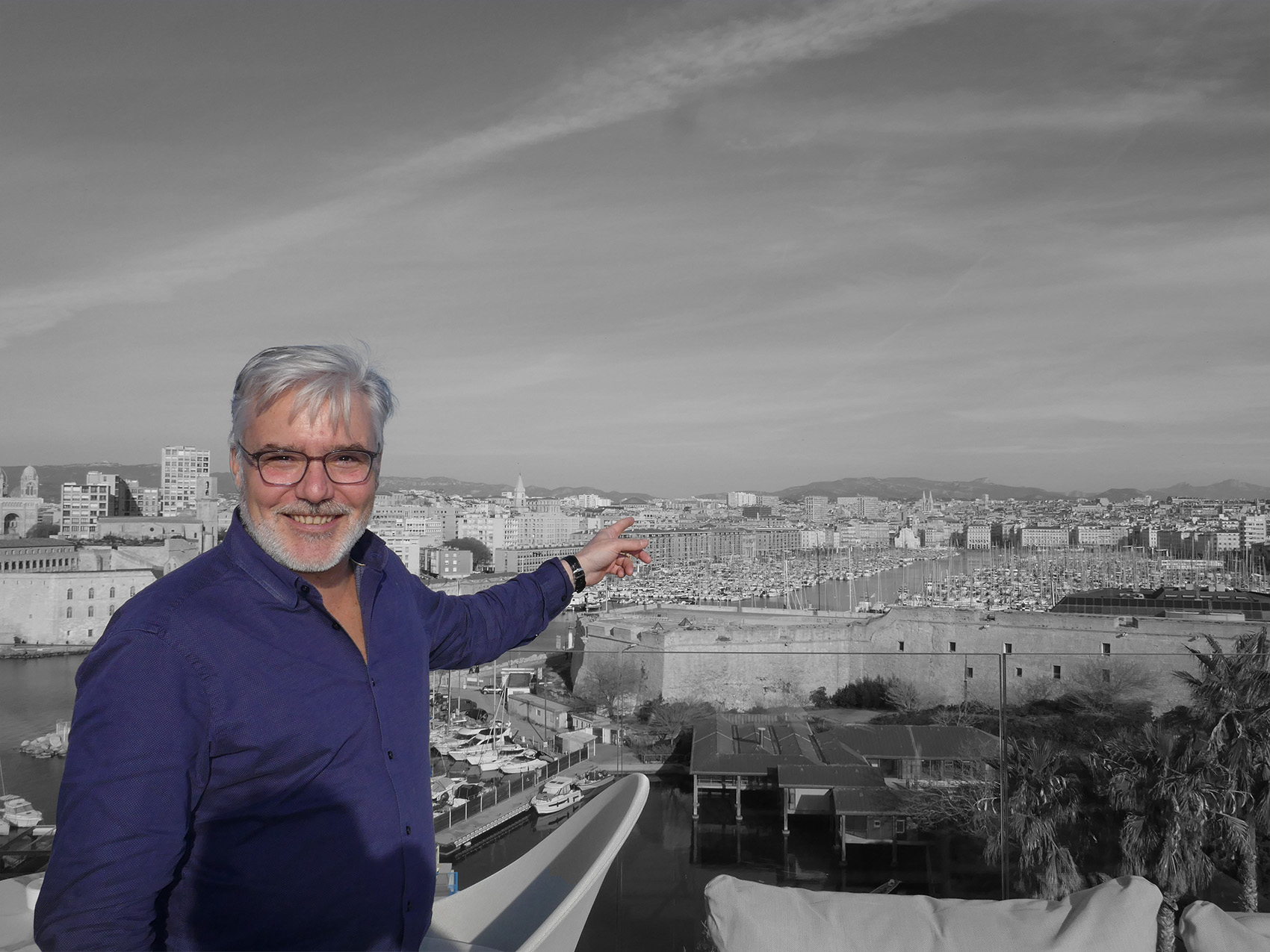 Le 29 janvier, Nicolas Pagnol débarque quai Marcel Pagnol pour lancer les célébrations des 50 ans de la disparition de son grand-père Image