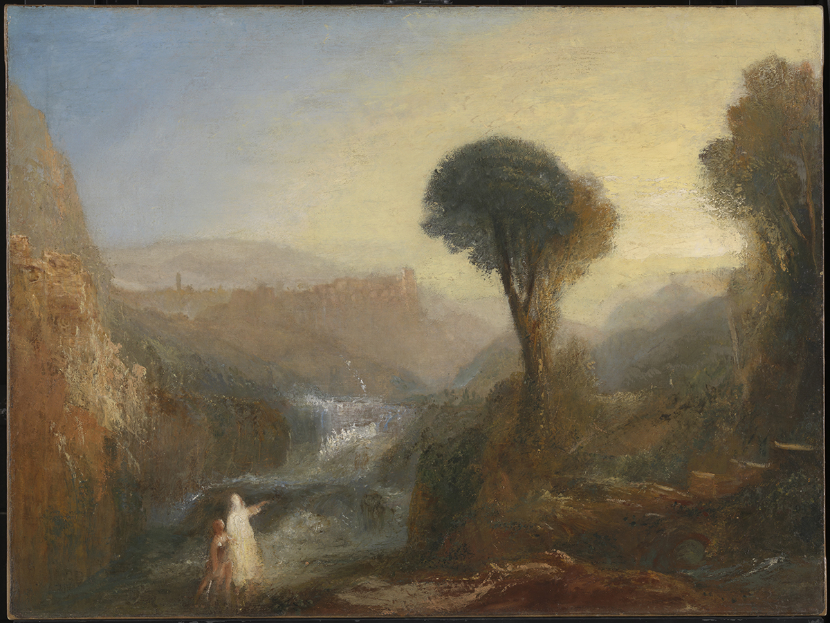 Joseph Mallord William Turner, « Tivoli : Tobie et l'Ange », vers 1835, huile sur toile, Tate. © Tate. Image