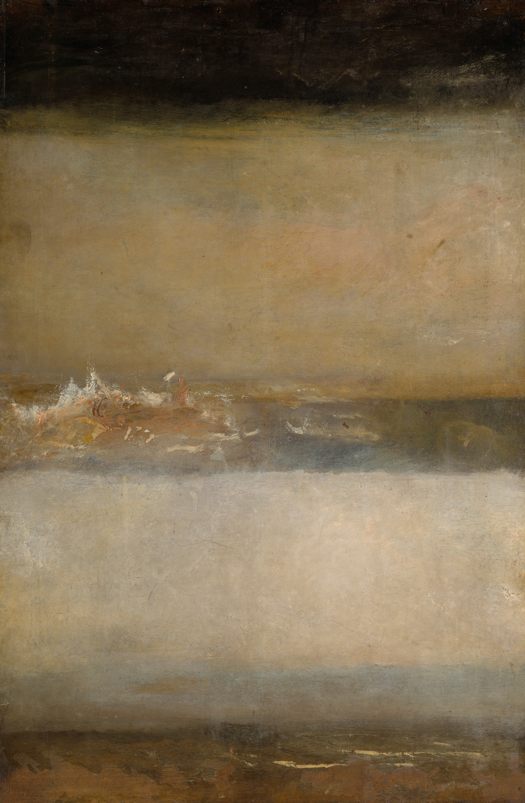 Joseph Mallord William Turner,Trois Marines, vers 1827. Huile sur toile. © Tate Image