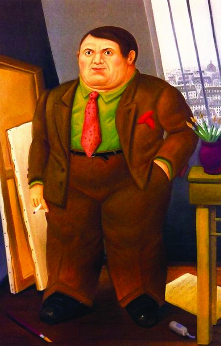 3.fernando botero portrait de picasso