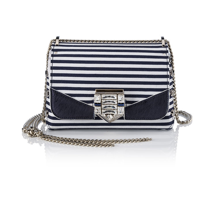 JIMMY CHOO LOCKETT PETITE STRIPED COTTON