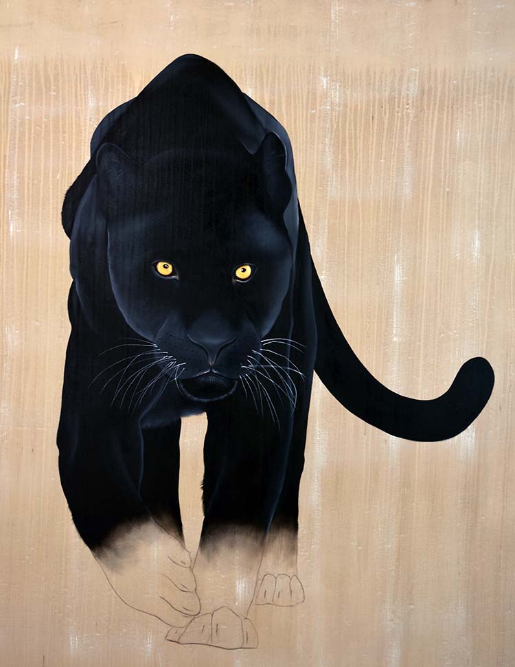 PANTHERA PARDUS MELAS 200X160cm