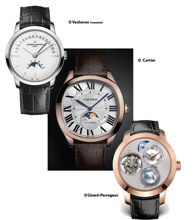 trendy montres lune