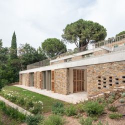 Maison neuve  et aménagement paysager, Le Lavandou