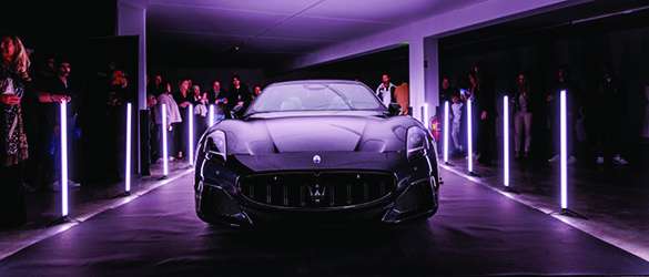 La nouvelle Maserati GranTurismo au Château de La Gaude