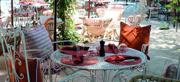 La terrasse de la Villa Marie