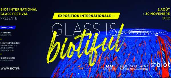 Le coup d'envoi de l'exposition Glass is Biotiful au Biot International Glass Festival