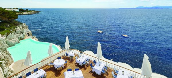 Un déjeuner au restaurant de l’Eden Roc