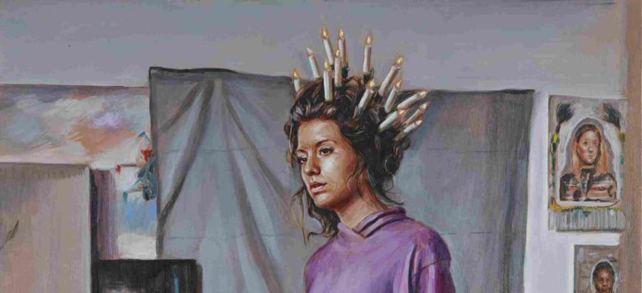 Florence Obrecht au Suquet des artistes à Cannes