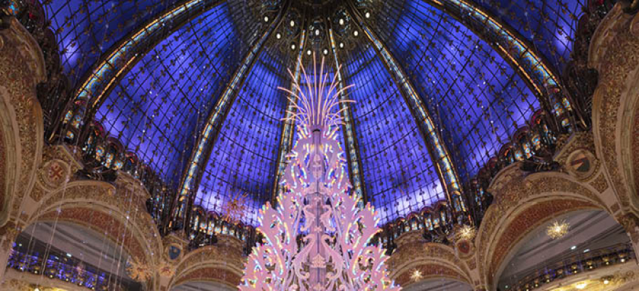 Noël féerique aux Galeries Lafayette pour le 130e anniversaire