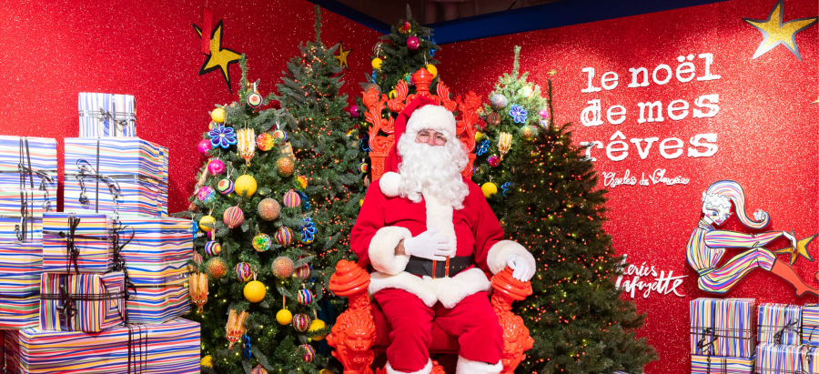 Le Studio du Père Noël aux Galeries Lafayette Paris Haussmann