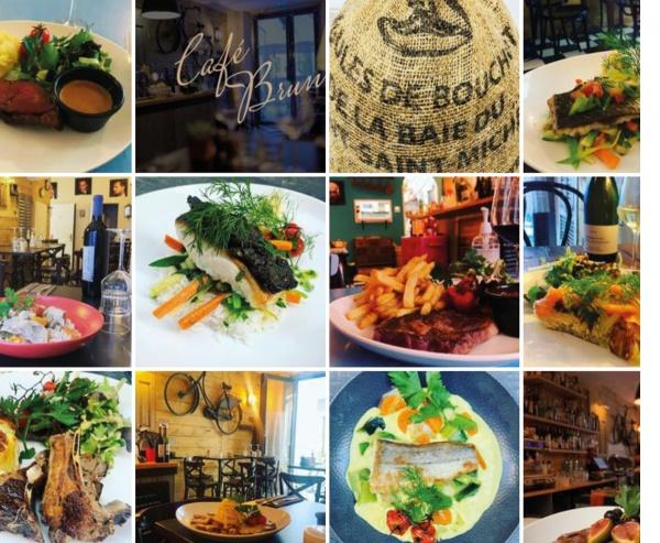 Optez pour la livraison et la vente à emporter au Café Brun à Cannes